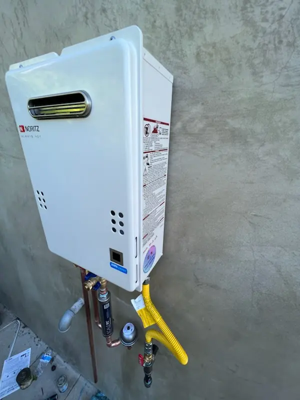 Tankless water heater installation for Highland Village homes